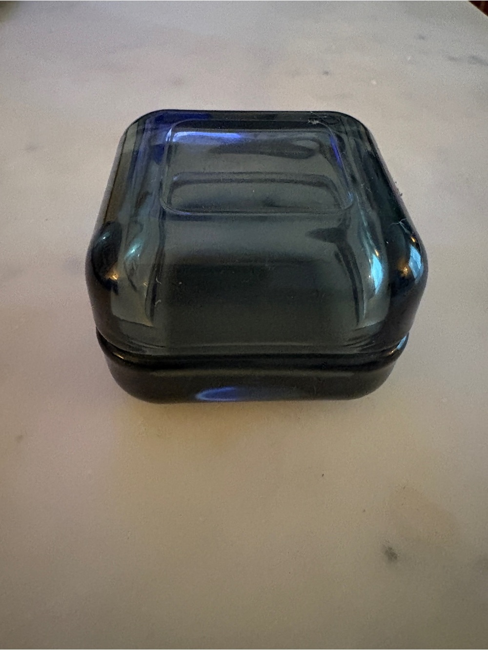 Iittala Vitriini Grey Trinket Box 6cm x 6cm Anu Penttinen
